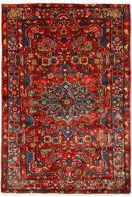 Alfombra Nahavand Old 155X230 Rojo/Rojo Oscuro (Lana, Persia/Irán)