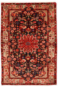 絨毯 オリエンタル ナハバンド オールド 155X226 レッド/ダークレッド (ウール, ペルシャ/イラン)