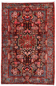 Nahavand Old Matta 160X248 Röd/Mörkröd Ull, Persien/Iran Carpetvista