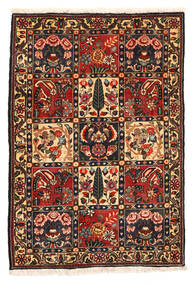 108X161 Tapete Bakhtiari Collectible Oriental Castanho/Vermelho Escuro (Lã, Pérsia/Irão) Carpetvista