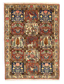 109X149 絨毯 オリエンタル バクティアリ Collectible 茶色/ベージュ (ウール, ペルシャ/イラン) Carpetvista