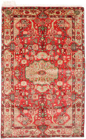 153X240 Nahavand Old Rug Oriental Red/Dark Red (Wool, Persia/Iran) Carpetvista