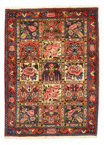 114X155 絨毯 オリエンタル バクティアリ Collectible 茶色/ベージュ (ウール, ペルシャ/イラン) Carpetvista
