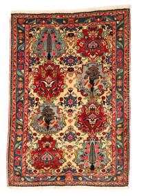 Tappeto Persiano Bakhtiar Collectible 111X158 Rosso Scuro/Rosso (Lana, Persia/Iran)