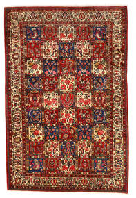 209X313 Tapete Bakhtiari Collectible Oriental Castanho/Vermelho Escuro (Lã, Pérsia/Irão) Carpetvista