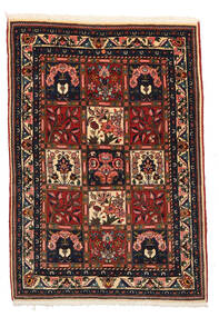  Bakhtiari Collectible Tepih 105X148 Perzijski Vuneni Braon/Tamno Crvena Mali Sag Carpetvista