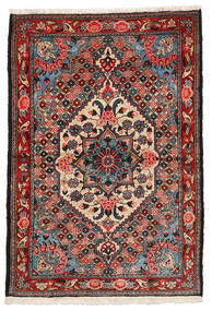 Tappeto Persiano Bakhtiar Collectible 108X157 Rosso/Rosso Scuro (Lana, Persia/Iran)