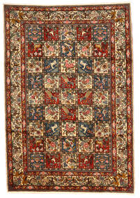 絨毯 ペルシャ バクティアリ Collectible 205X302 茶色/ベージュ (ウール, ペルシャ/イラン)