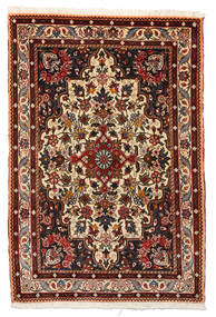  Persialainen Bakhtiar Collectible Matot Matto 105X156 Tummanpunainen/Beige (Villa, Persia/Iran)