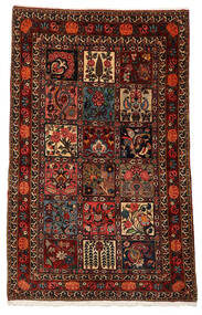 絨毯 バクティアリ Collectible 100X161 ダークレッド/茶色 (ウール, ペルシャ/イラン)