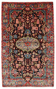  Orientalischer Nahavand Old Teppich 150X241 Rot/Dunkelrot Wolle, Persien/Iran Carpetvista