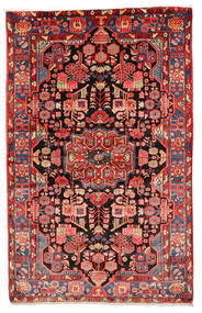絨毯 オリエンタル ナハバンド オールド 155X245 レッド/ダークレッド (ウール, ペルシャ/イラン)