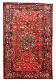 158X245 Nahavand Old Teppich Orientalischer Rot/Dunkelrosa (Wolle, Persien/Iran) Carpetvista