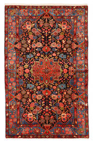  Orientalischer Nahavand Old Teppich 150X240 Rot/Dunkelrot Wolle, Persien/Iran Carpetvista
