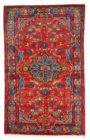 絨毯 ナハバンド オールド 150X240 レッド/ダークグレー (ウール, ペルシャ/イラン)