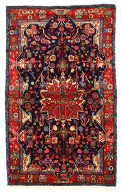  Persian Nahavand Old Rug 153X253 Dark Purple/Red (Wool, Persia/Iran)
