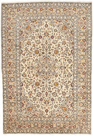 絨毯 ペルシャ カシャン 200X295 ベージュ/茶色 (ウール, ペルシャ/イラン)