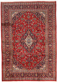  Persischer Keshan Teppich 200X287 Rot/Dunkelrot (Wolle, Persien/Iran)