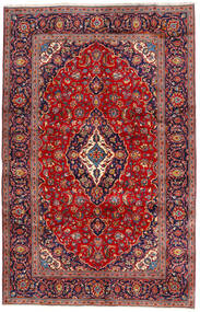 Tapis D'orient Kashan 200X315 Rouge/Gris (Laine, Perse/Iran)