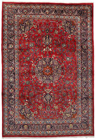  Persischer Maschad Teppich 203X298 Rot/Dunkelrosa (Wolle, Persien/Iran)