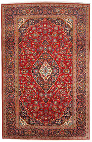  Perzisch Keshan Vloerkleed 200X309 Rood/Donkerrood (Wol, Perzië/Iran)