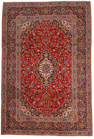  206X310 Keshan Fine Rug Red/Dark Red Persia/Iran Carpetvista
