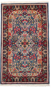  Kerman Rug 89X155 Persian Wool Red/Dark Pink Small Carpetvista
