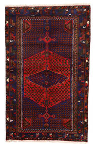  Oriental Hamadan Rug 134X220 Dark Pink/Red Wool, Persia/Iran Carpetvista