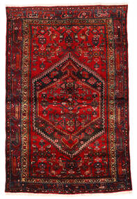 Χαλι Ανατολής Zanjan 133X203 Σκούρο Κόκκινο/Κόκκινα (Μαλλί, Περσικά/Ιρανικά)