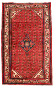 Hamadan Teppe 130X212 Rød/Brun Ull, Persia/Iran Carpetvista