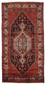 Alfombra Zanjan 133X250 Rojo/Marrón (Lana, Persia/Irán)