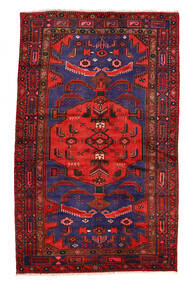 130X214 Zanjan Teppich Orientalischer Rot/Braun (Wolle, Persien/Iran) Carpetvista
