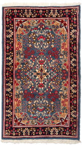 絨毯 ケルマン 84X148 レッド/ベージュ (ウール, ペルシャ/イラン)