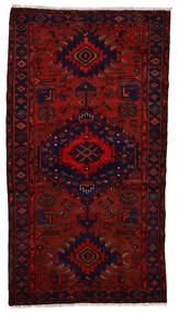 Zanjan Rug Rug 133X248 Dark Pink/Dark Red Wool, Persia/Iran Carpetvista