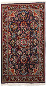  Persian Kerman Rug 85X156 Dark Pink/Red (Wool, Persia/Iran)