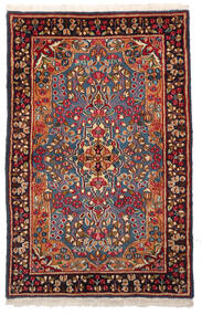  96X148 Kerman Rug Brown/Red Persia/Iran Carpetvista