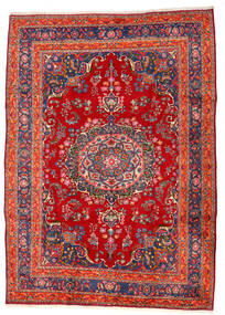 207X290 Maschad Teppich Orientalischer Rot/Dunkellila (Wolle, Persien/Iran) Carpetvista