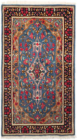  Orientalischer Kerman Teppich 91X164 Rot/Dunkelrot Wolle, Persien/Iran Carpetvista