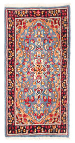 絨毯 ケルマン 59X119 レッド/ベージュ (ウール, ペルシャ/イラン)