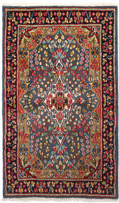  Persian Kerman Rug 92X152 Brown/Dark Grey Carpetvista