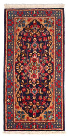 60X122 Dywan Orientalny Kerman Czerwony/Ciemnofioletowy (Wełna, Persja/Iran) Carpetvista