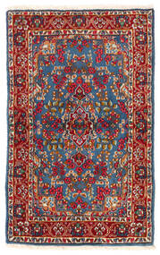  92X149 Kerman Szőnyeg Piros/Barna Perzsia/Irán
 Carpetvista