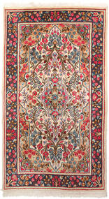  Kerman Rug 87X155 Persian Wool Red/Beige Small Carpetvista