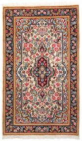 90X152 絨毯 オリエンタル ケルマン ベージュ/茶色 (ウール, ペルシャ/イラン) Carpetvista