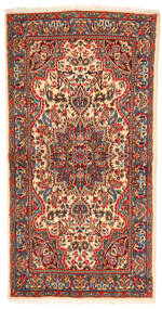  113X219 Kerman Rug Red/Beige Persia/Iran Carpetvista