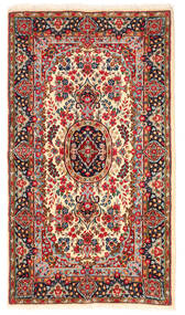  Persischer Kerman Teppich 121X215 Rot/Beige Carpetvista