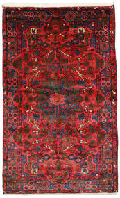 Nahavand Old Rug 158X250 Red/Dark Red Wool, Persia/Iran Carpetvista
