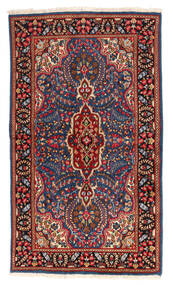 Kerman Rug Rug 118X208 Red/Dark Pink Wool, Persia/Iran Carpetvista