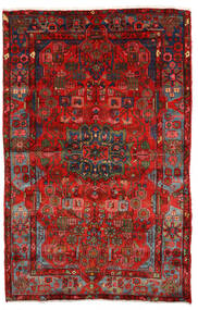 Nahavand Old Rug 154X264 Persian Wool Red/Brown Small Carpetvista