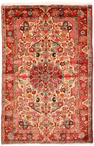 絨毯 オリエンタル ナハバンド オールド 152X232 レッド/ベージュ (ウール, ペルシャ/イラン)